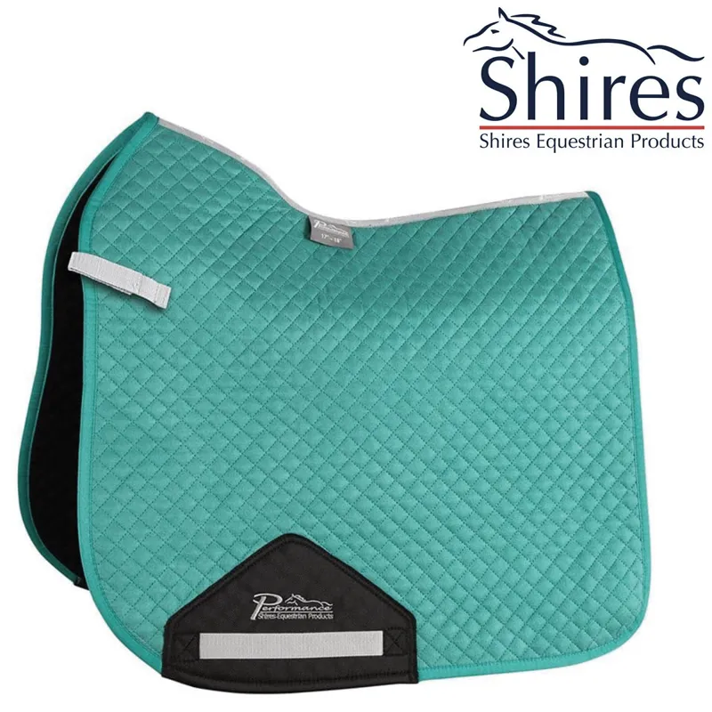 Shires Dressage Saddlecloth - Turqouise